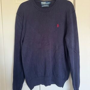 Ralph Lauren Men's Dark Blue Crewneck Sweater size large